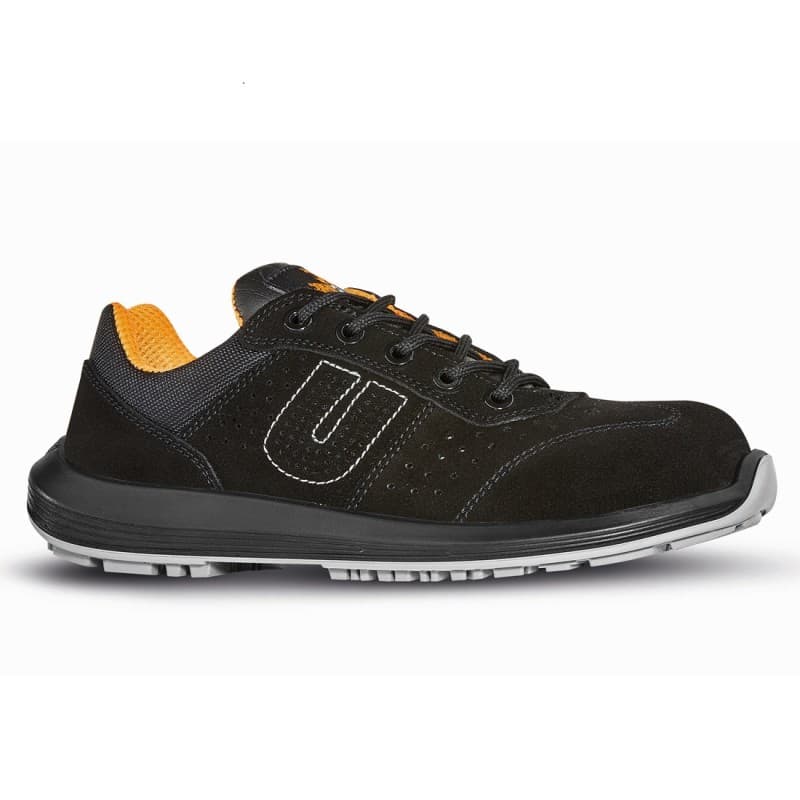U-Power - Chaussures de sécurité basses sans métal SUN - Environnements secs - S1P SRC - 35 - Noir