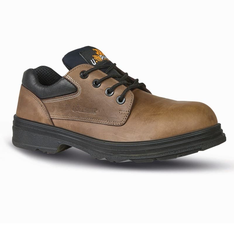 U-Power - Chaussures de sécurité basses hydrofuges ETNIC - Environnements humides et froids - S3 SRC - 38 - Marron
