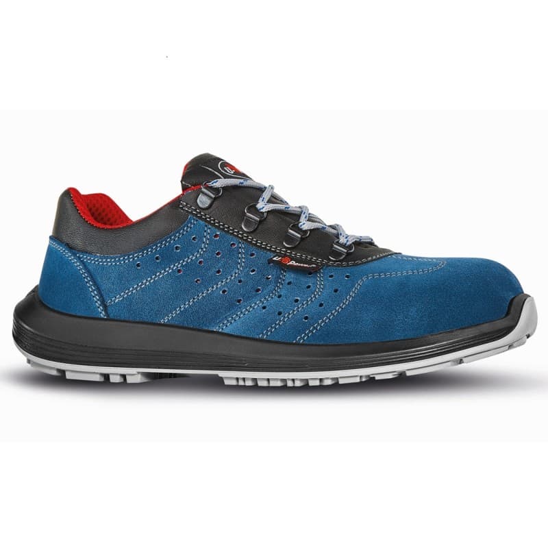 U-Power - Chaussures de sécurité basses confortables et respirantes CURTISS - Environnements secs et chauds - S1 SRC - 38 - Bleu