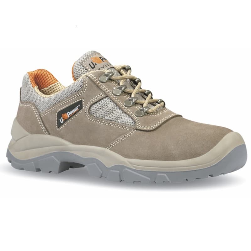 U-Power - Chaussures de sécurité basses classiques OASIS - Environnements secs - S1P SRC - 38 - Beige