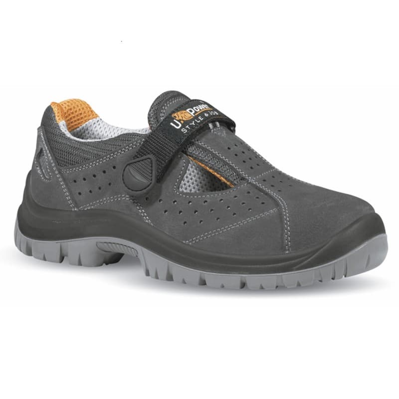 U-Power - Chaussures de sécurité basses classiques et robustes FAIRY - Environnements secs et chauds - S1 SRC - 35 - Gris Foncé