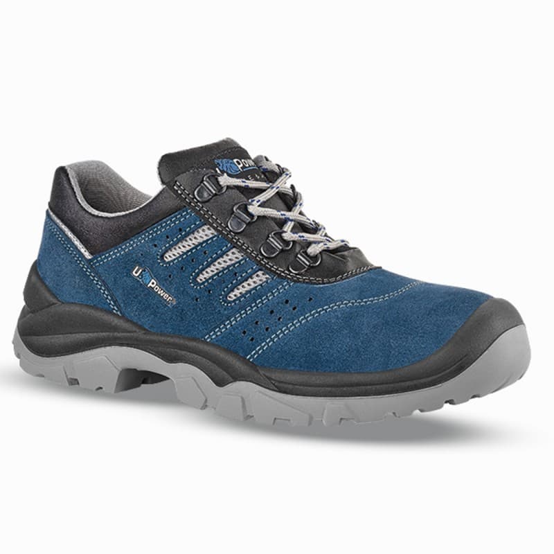 U-Power - Chaussures de sécurité basses classiques BETTER - Environnements secs et chauds - S1P SRC - 38 - Bleu