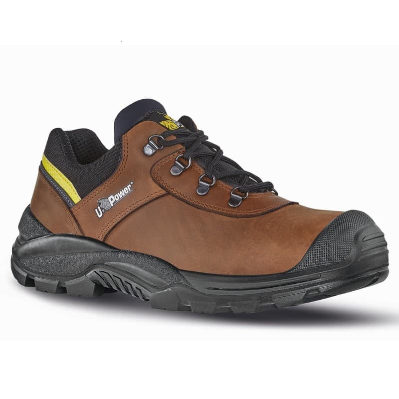 U-Power - Chaussures de sécurité basses anti-glissements MERIDIANE UK - Environnements humides - S3 SRC - 38 - Marron