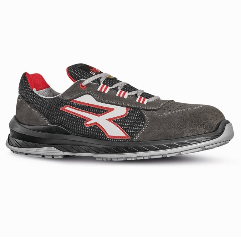 U-Power - Chaussures de sécurité basses anti abrasion DEMON ESD S1P SRC - Usage général - S1P SRC ESD - 35 - Gris / Vert