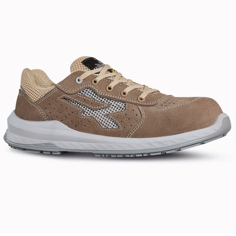 U-Power - Chaussures de sécurité basses anti abrasion AERATOR - Usage général - S1P SRC ESD - 35 - Marron