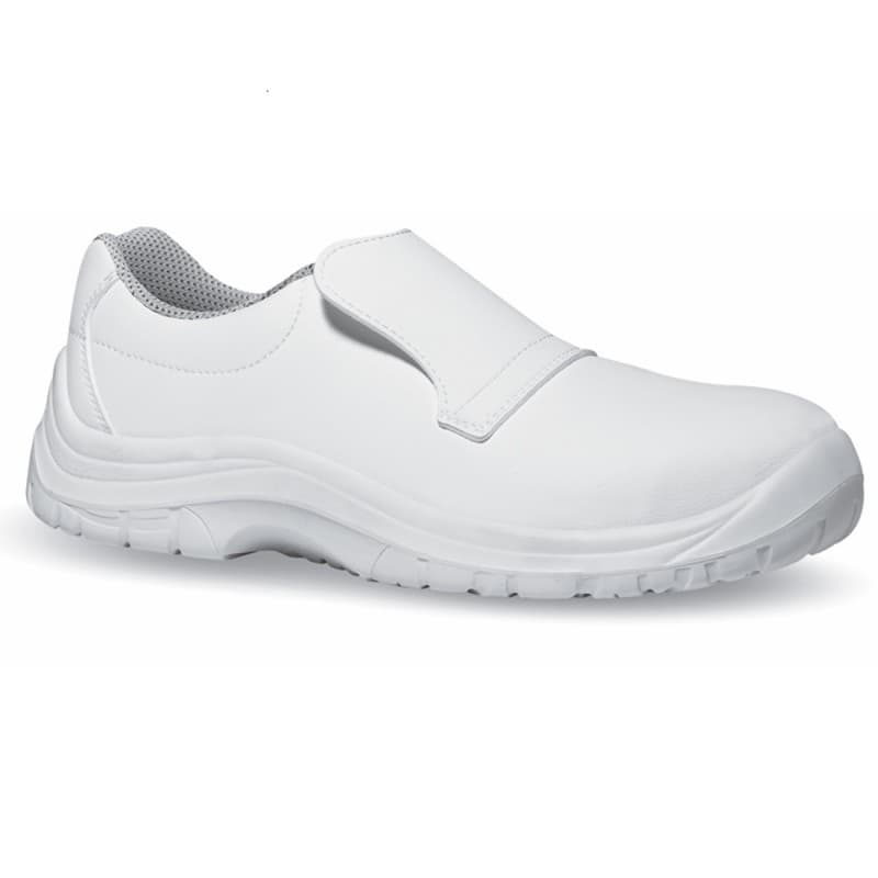 U-Power - Chaussures de cuisine antidérapantes légères SOFT - Environnements humides - O2 FO SRC - 35 - Blanc