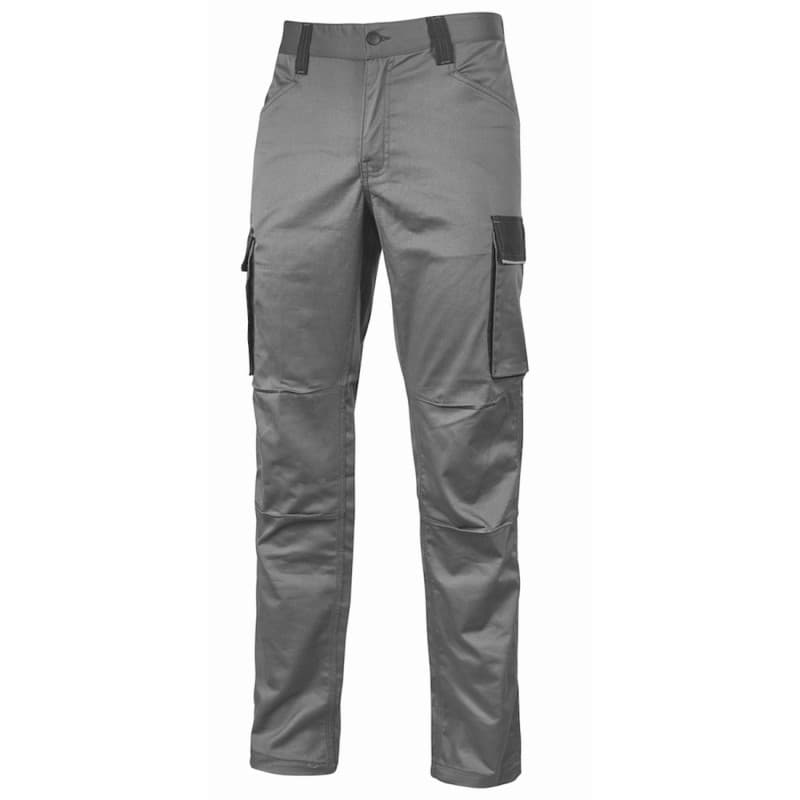U-Power - Pantalon de travail gris foncé Stretch et Slim CRAZY - S - Gris Foncé