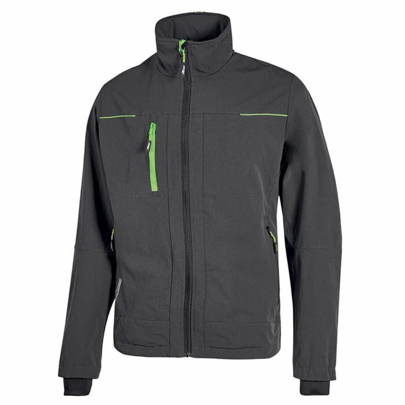 U-Power - Veste de travail gris vert PLUTON - L - Gris / Vert