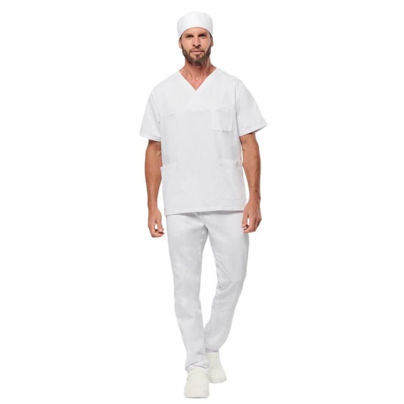 WK - Tunique médicale avec manches courtes en polycoton mixte - XS - Noir