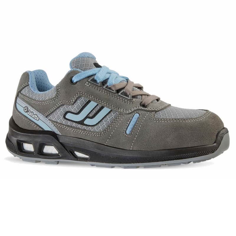 Jallatte - Chaussures de sécurité basses grise et bleu LAIA SAS S1P CI SRC - 35 - Gris / Bleu
