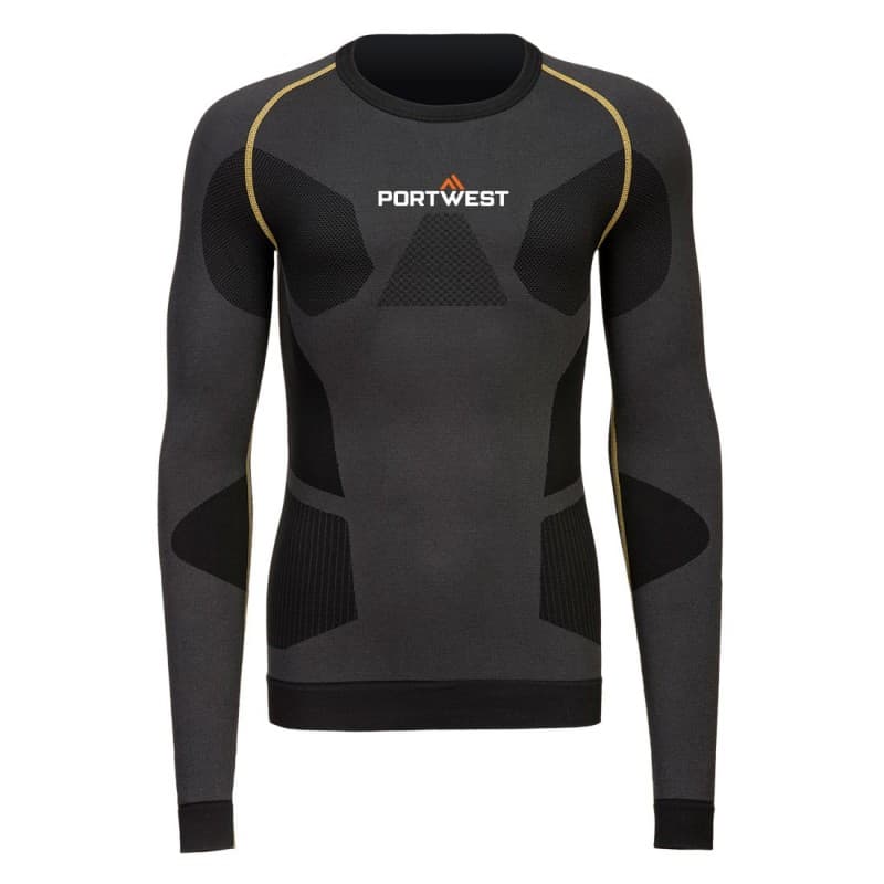 Portwest - Haut de sous-vêtement chaud Dynamic Air - L - Gris