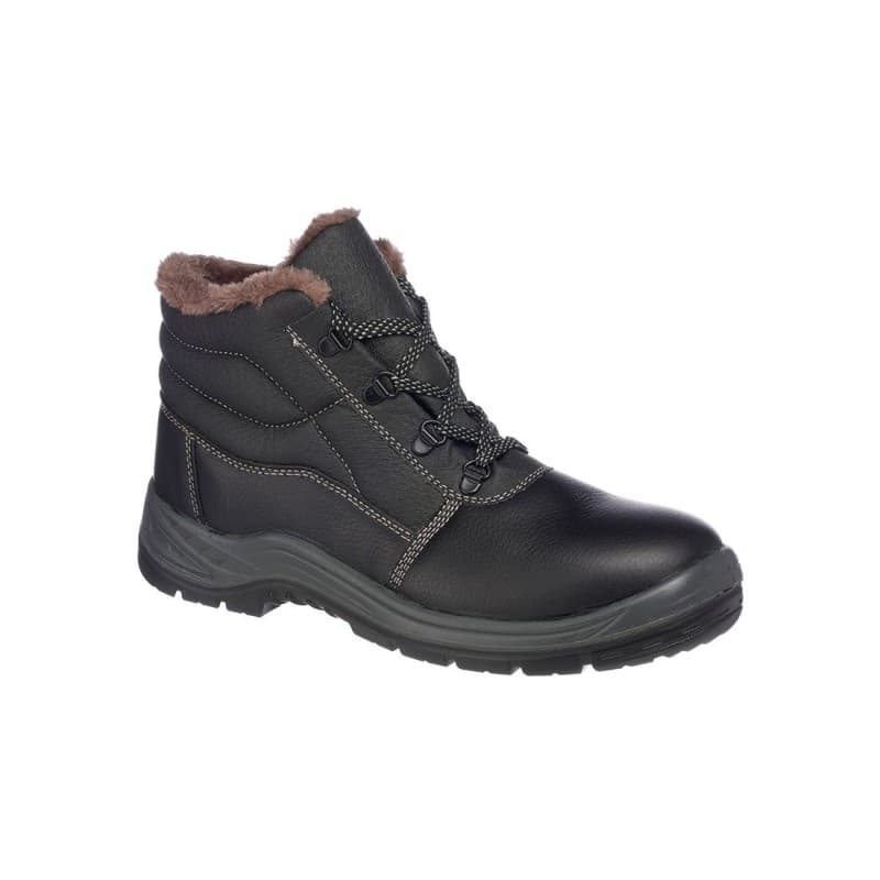 Portwest - Chaussures de sécurité montantes doublées de fourrure embout acier KUMO S3 - 36 - Noir