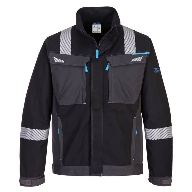 Portwest - Veste de travail résistante à la flamme en Modaflame WX3 - L - Noir