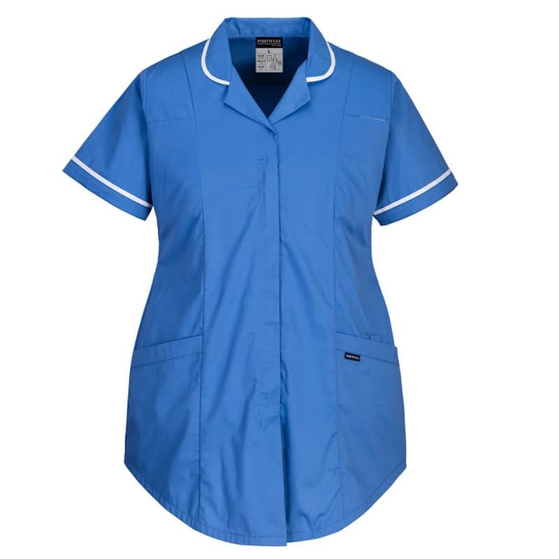 Portwest - Tunique de maternité extensible pour femmes - L - Bleu