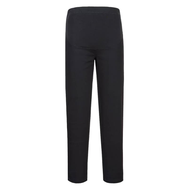Portwest - Pantalon de travail pour femmes en coton extensible spécial maternité - L - Noir