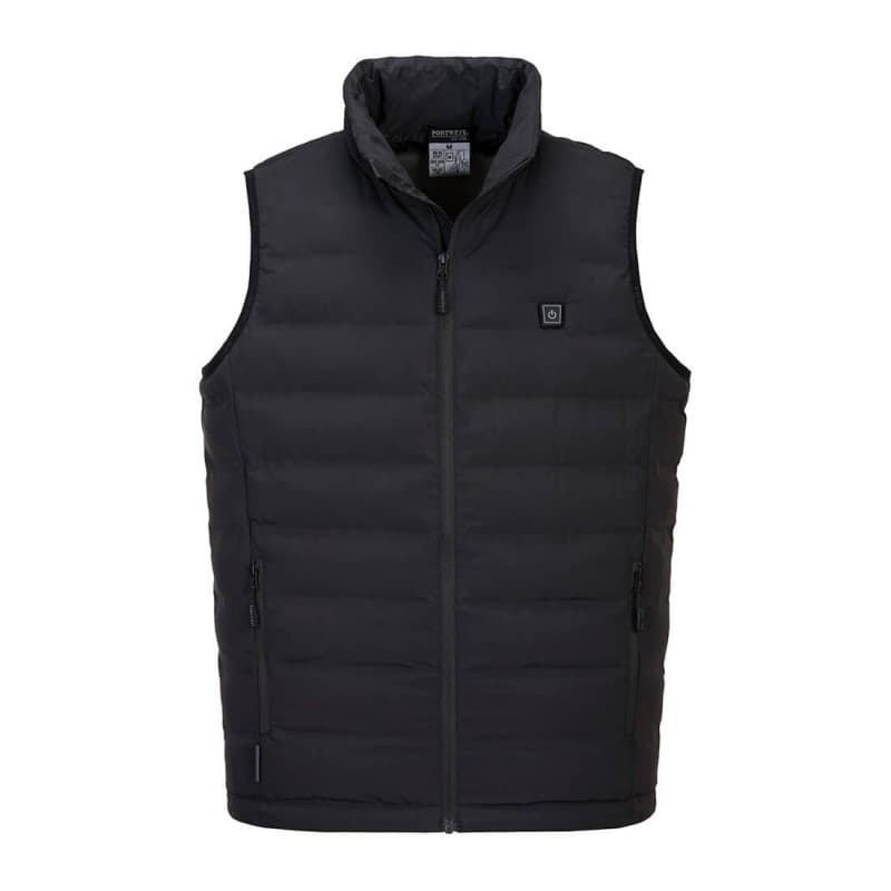 Portwest - Veste sans manches chauffante avec batteire rechargeable entre 3 et 10h d'autonomie - L - Noir