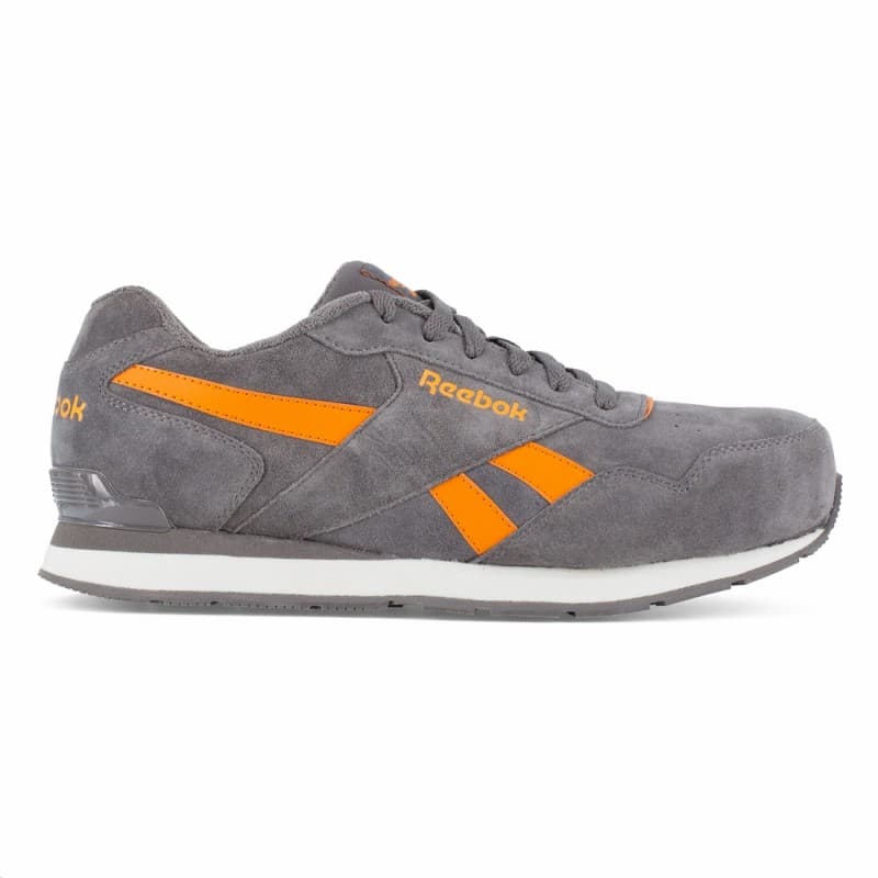 Reebok - Baskets de sécurité basses grise et orange CLASSIC WORK S1P SRC - 36 - Gris / Orange
