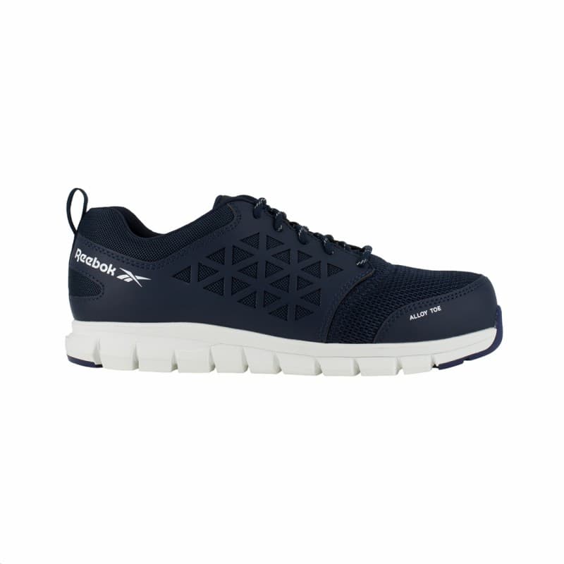 Reebok - Baskets de sécurité basses bleu marine en microfibres S1P SRC ESD - 39 - Bleu Marine