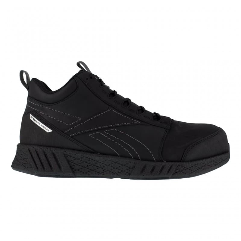 Reebok - Chaussures de sécurité montantes noire en cuir embout composite FUSION S3 SRC ESD - 37 - Noir