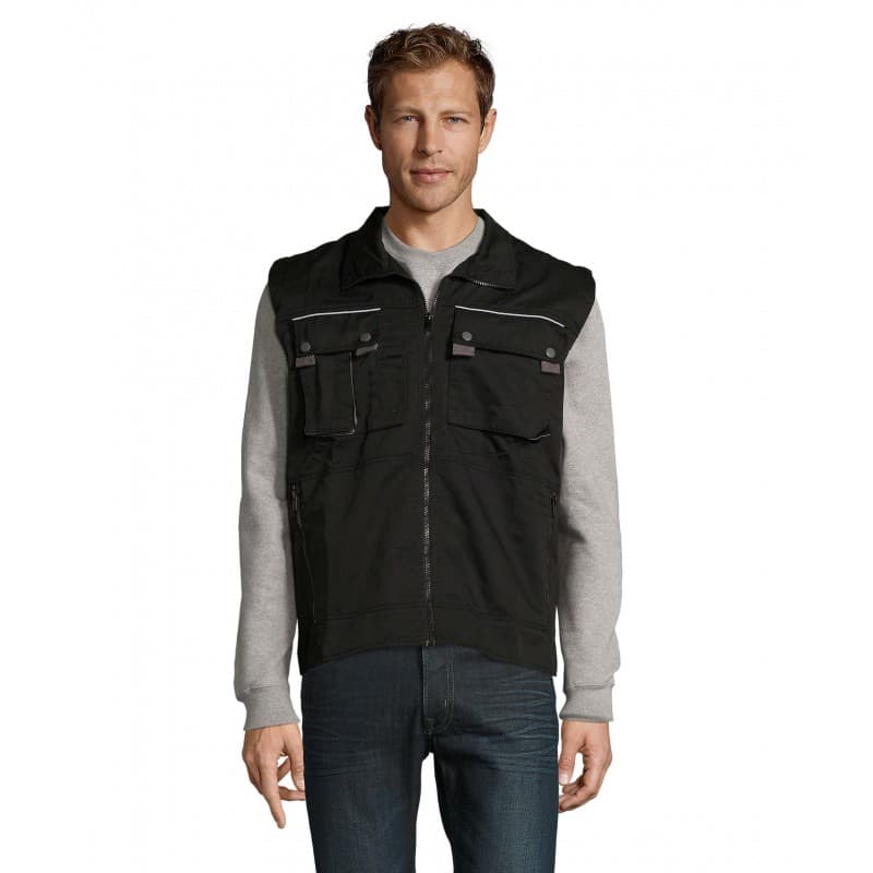 Sol's - Bodywarmer workwear homme ZENITH PRO - S - Noir