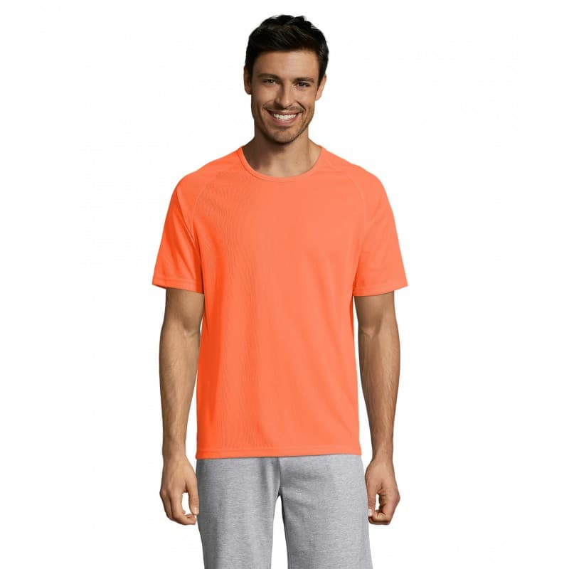 Sol's - Tee-shirt manches raglan SPORTY - XXS - Orange Néon