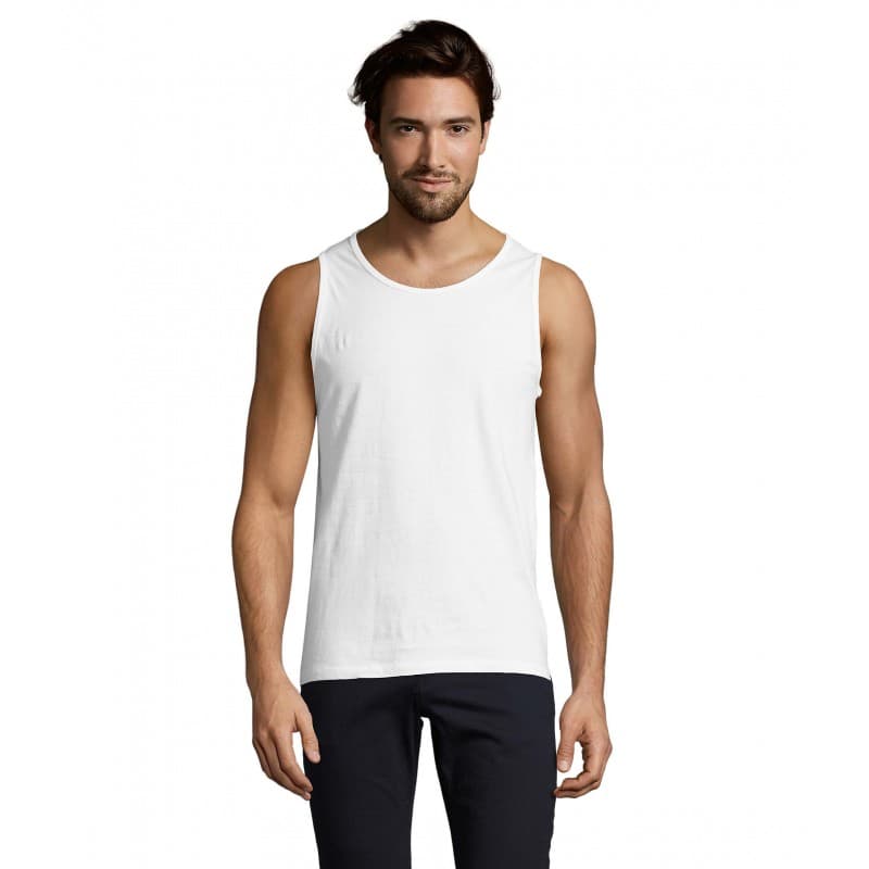 Sol's - Débardeur homme JUSTIN - S - Blanc