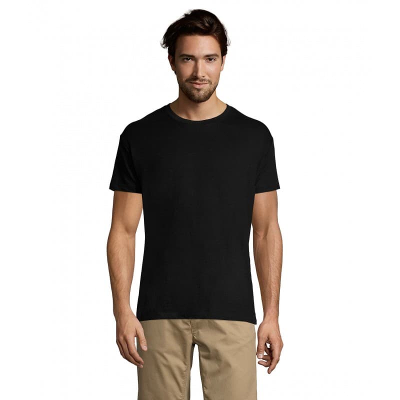 Sol's - Tee-shirt unisexe col rond REGENT - XXS - Noir