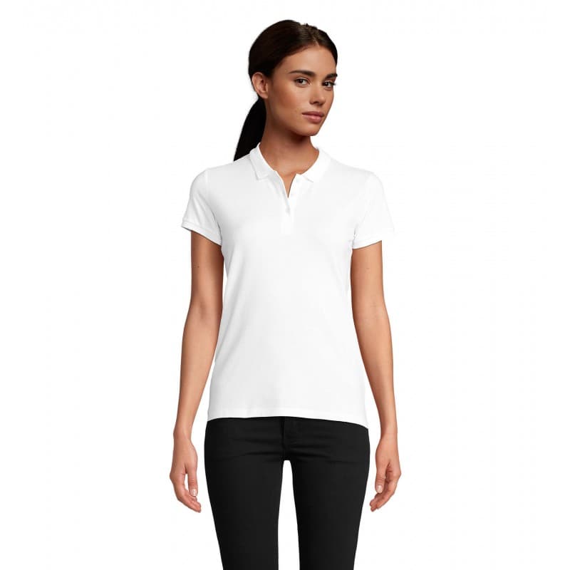 Sol's - Polo femme PLANET WOMEN - XS - Blanc