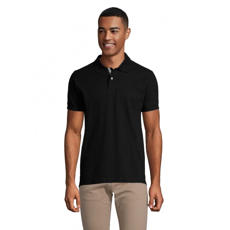 Sol's - Polo homme PORTLAND MEN - S - Noir