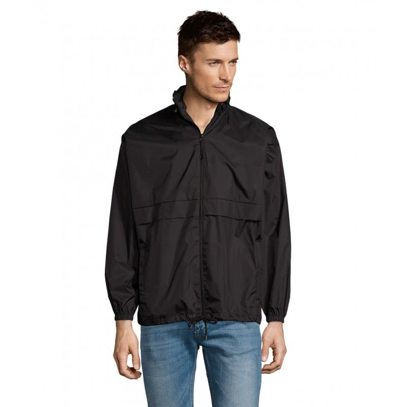Sol's - Coupe-vent unisexe déperlant SURF - XS - Noir