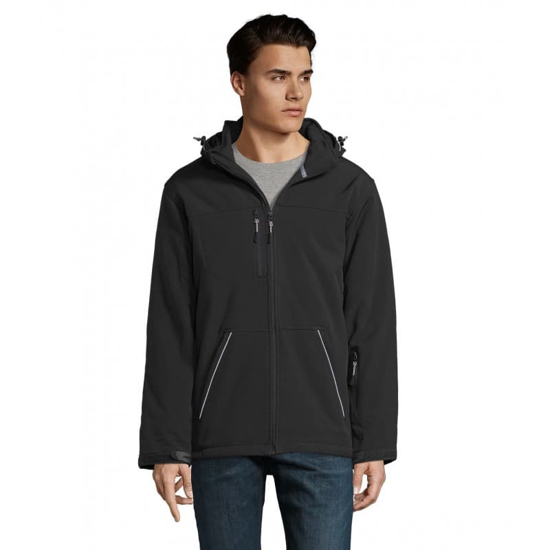 Sol's - Parka softshell homme ROCK MEN - S - Noir