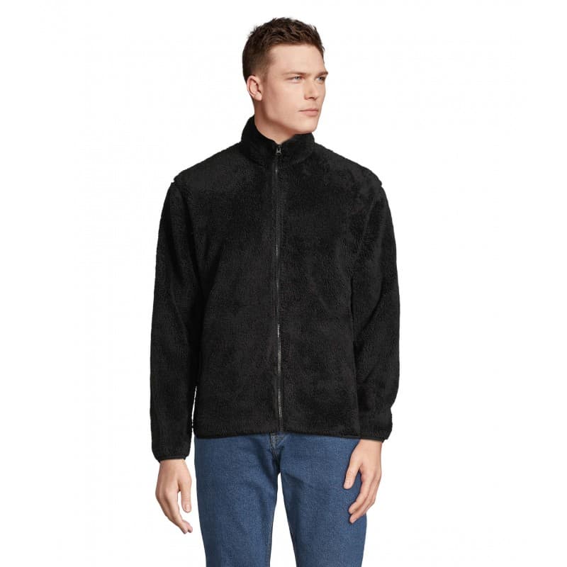 Sol's - Veste polaire zippée unisexe FINCH - XXS - Noir