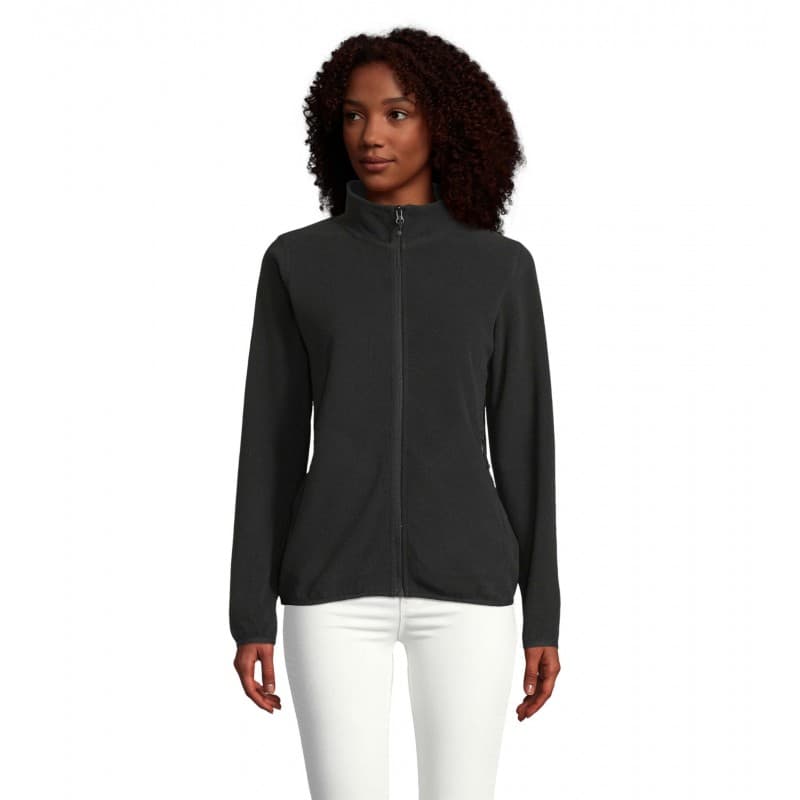 Sol's - Veste micropolaire zippée femme FACTOR WOMEN - S - Noir