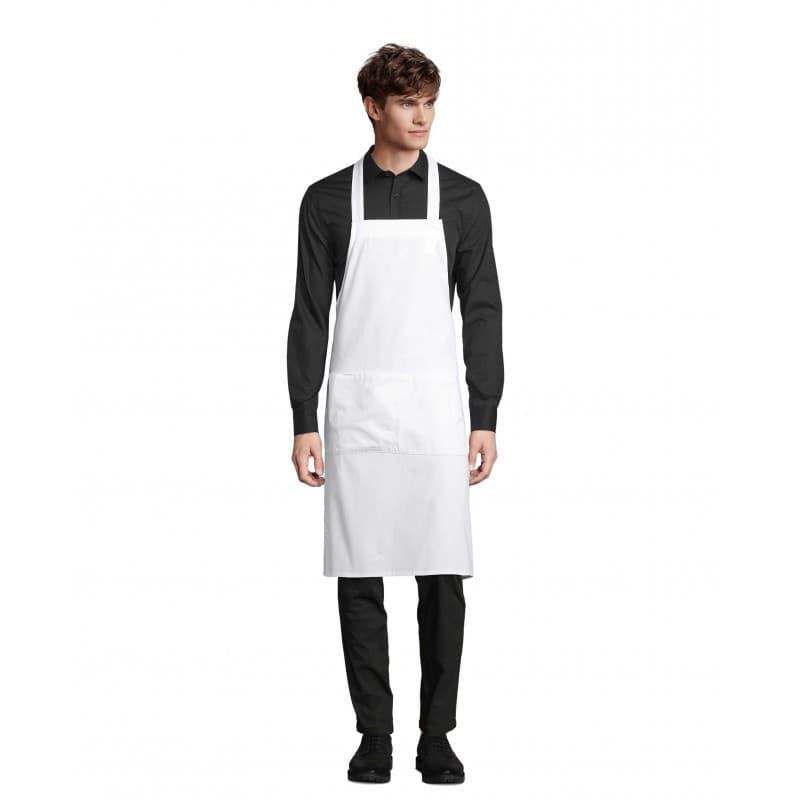 Sol's - Tablier long avec poches GAMMA - Unique - Blanc