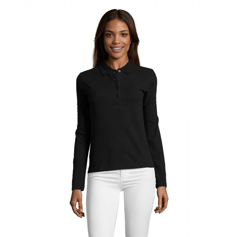 Sol's - Polo femme PODIUM - S - Noir