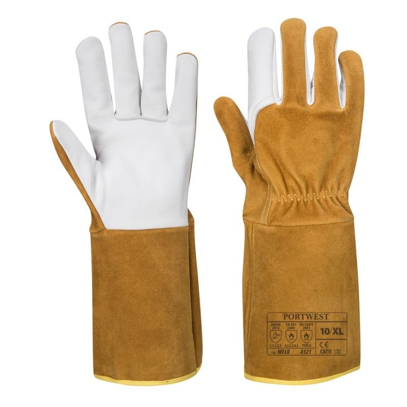 Portwest - Gants de soudeur TIG Ultra - 9 - Marron