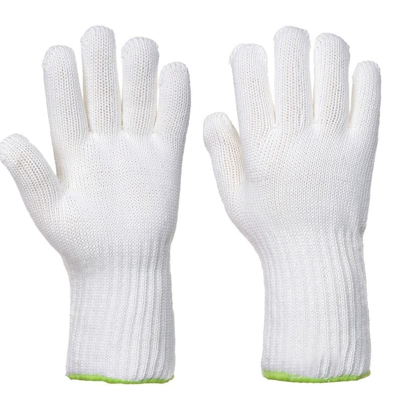 Portwest - Gant anti-chaleur de contact jauge 7 jusqu'à 250°C (gant à l'unité) - 9 - Blanc