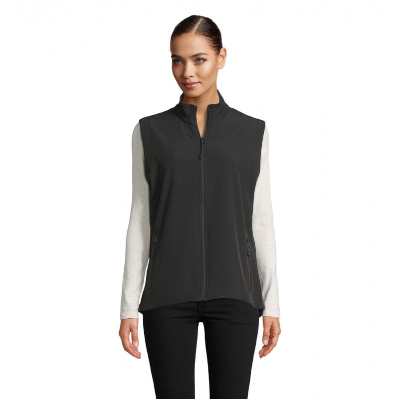 Sol's - Softshell femme sans manches RACE BW WOMEN - S - Noir