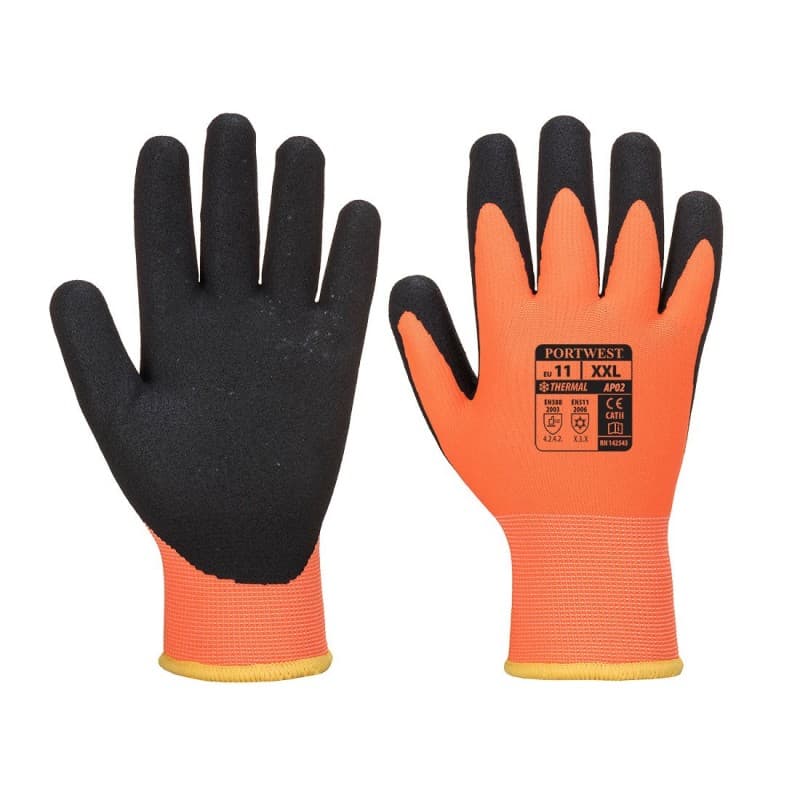 Portwest - Gants anti froid Thermo Pro Ultra - 9 - Orange / Noir