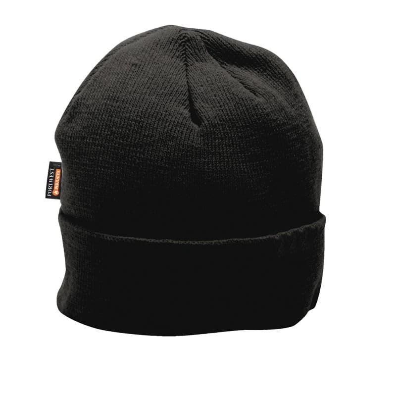 Portwest - Bonnet chaud en microfibre Insulatex - Unique - Noir