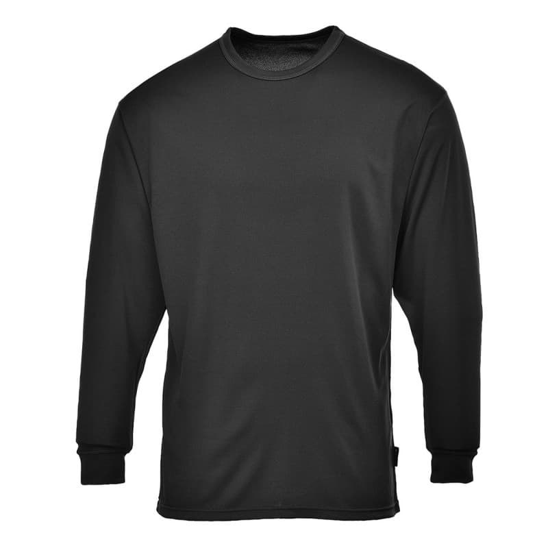 Portwest - Tee-shirt chaud manches longues BASELAYER - L - Noir