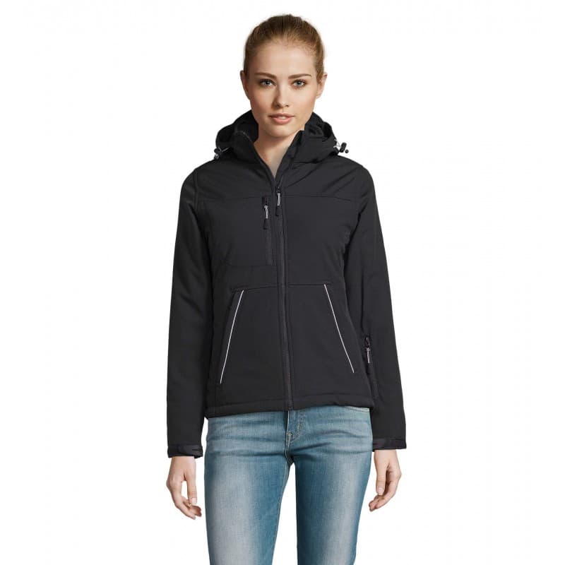 Sol's - Parka softshell femme ROCK WOMEN - S - Noir