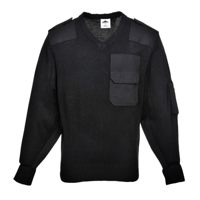 Portwest - Pull de travail modèle OTAN - L - Noir