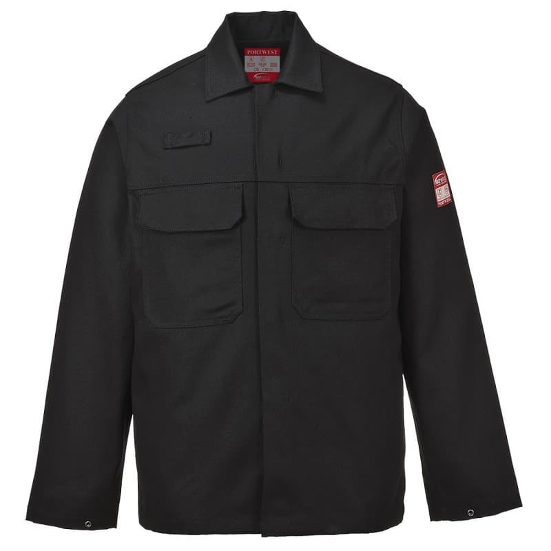 Portwest - Veste de travail retardatrice de flammes BIZWELD - L - Noir