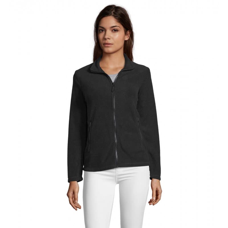 Sol's - Veste polaire femme zippée NORMAN WOMEN - S - Noir