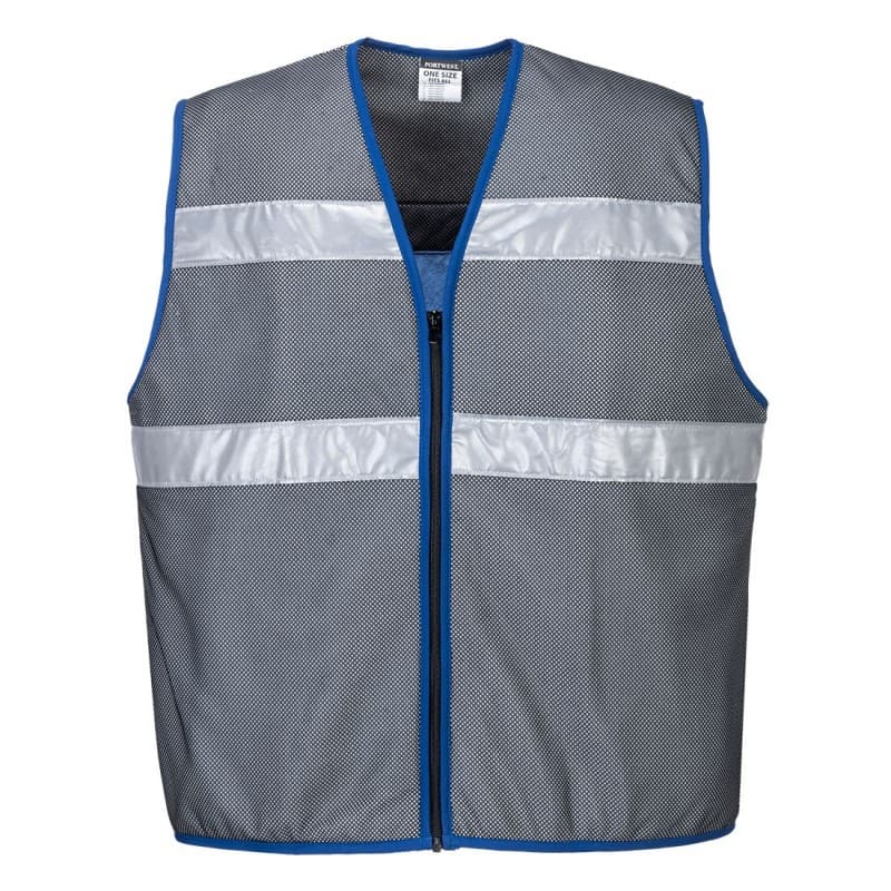 Portwest - Gilet de travail sans manches rafraichissant spécial été - S-M - Gris