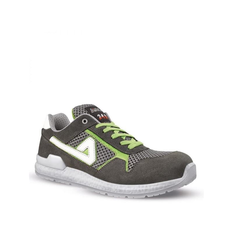 Aimont - Baskets de sécurité basses TUPAC S1P SRC - 35 - Gris / Vert