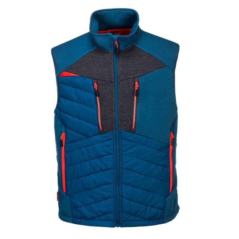 Portwest - Veste de travail sans manches chaude respirante légère avec liseré réfléchissant DX4 - L - Bleu