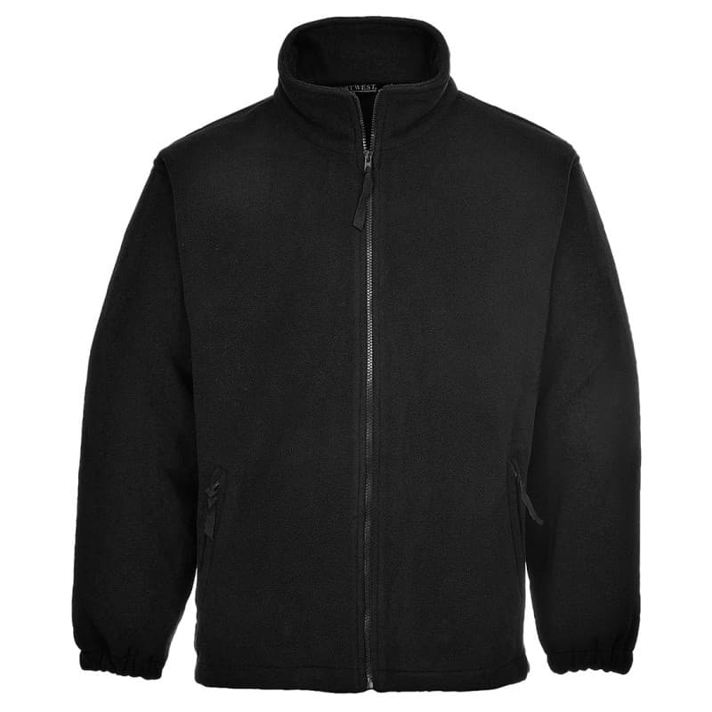 Portwest - Veste polaire ARAN pour homme anti-boulochage - L - Noir