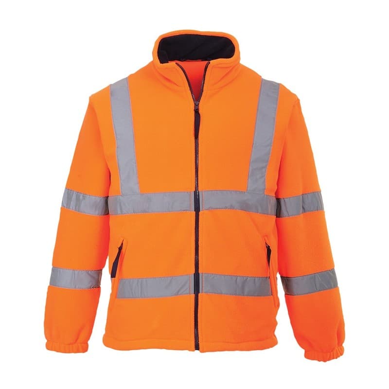 Portwest - Veste polaire doublée avec bandes réfléchissantes haute visibilité classe 3 - 4XL - Orange